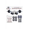Dambılcım Platinum 65 KG Halter Seti Dambıl Ağırlık Vücut Geliştirme Aleti