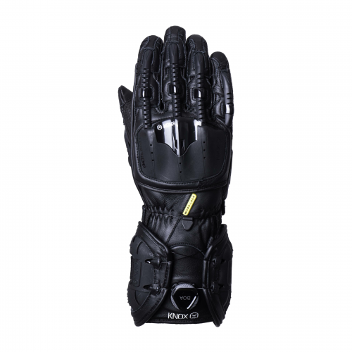 Knox Handroid (MK4) Korumalı Deri Motosiklet Eldiveni (Siyah)