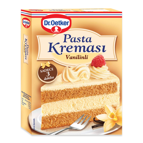 Dr. Oetker Pasta Kreması Vanilinli (136 g)