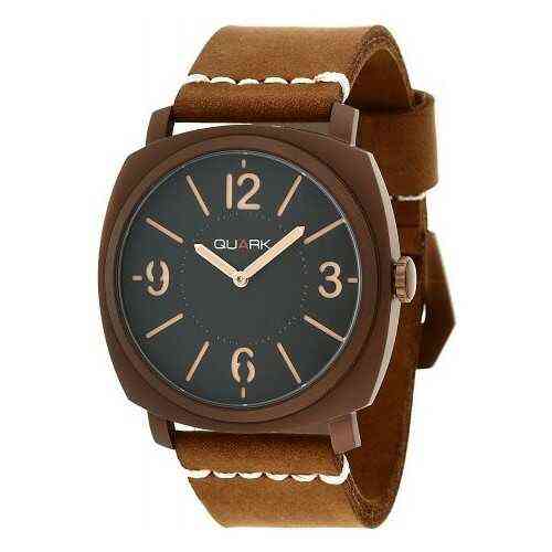 Quark Analog Deri Kordon Qc-101-5 Erkek Kol Saati
