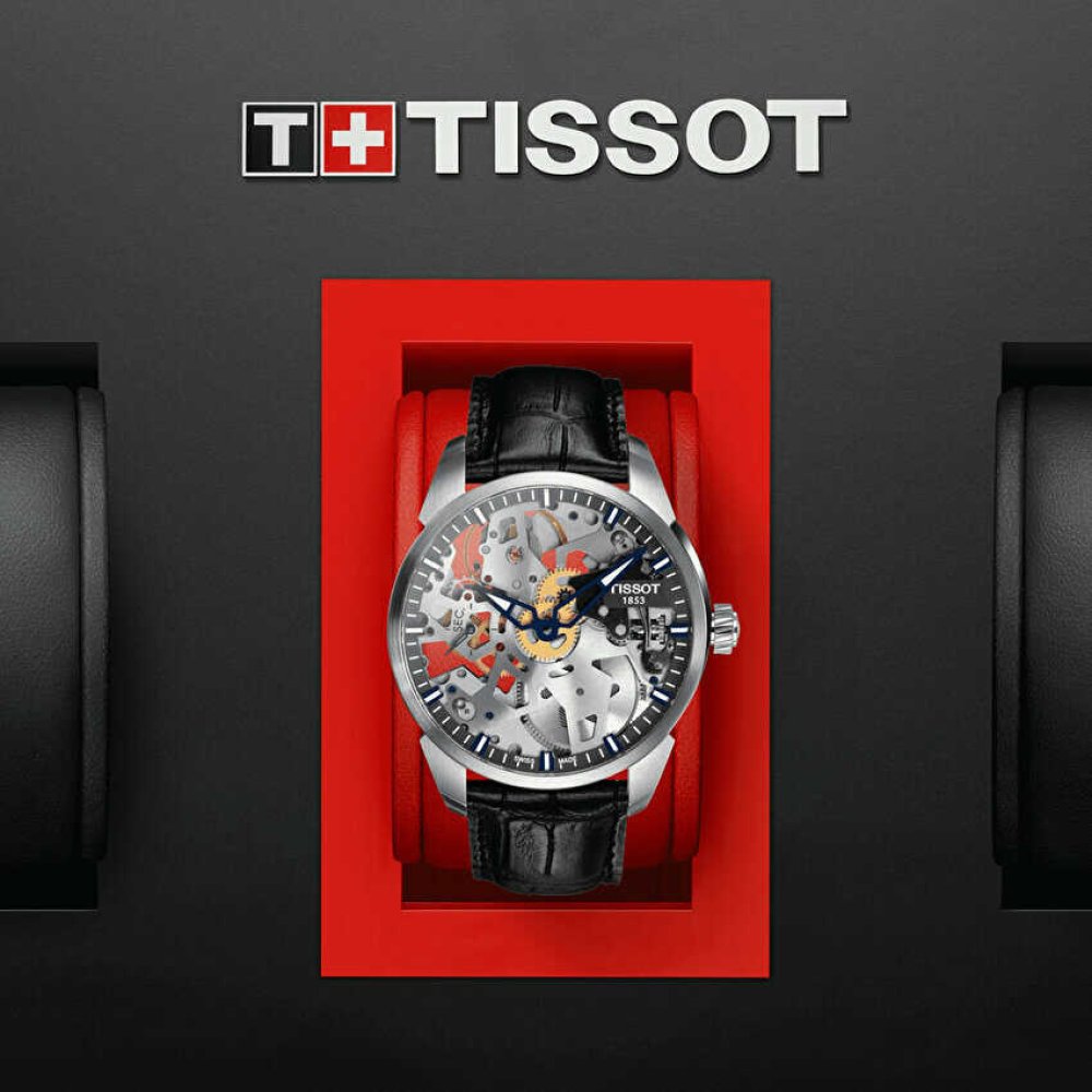 Tissot T-Complication Squelette T0704051641100 Erkek Kol Saati