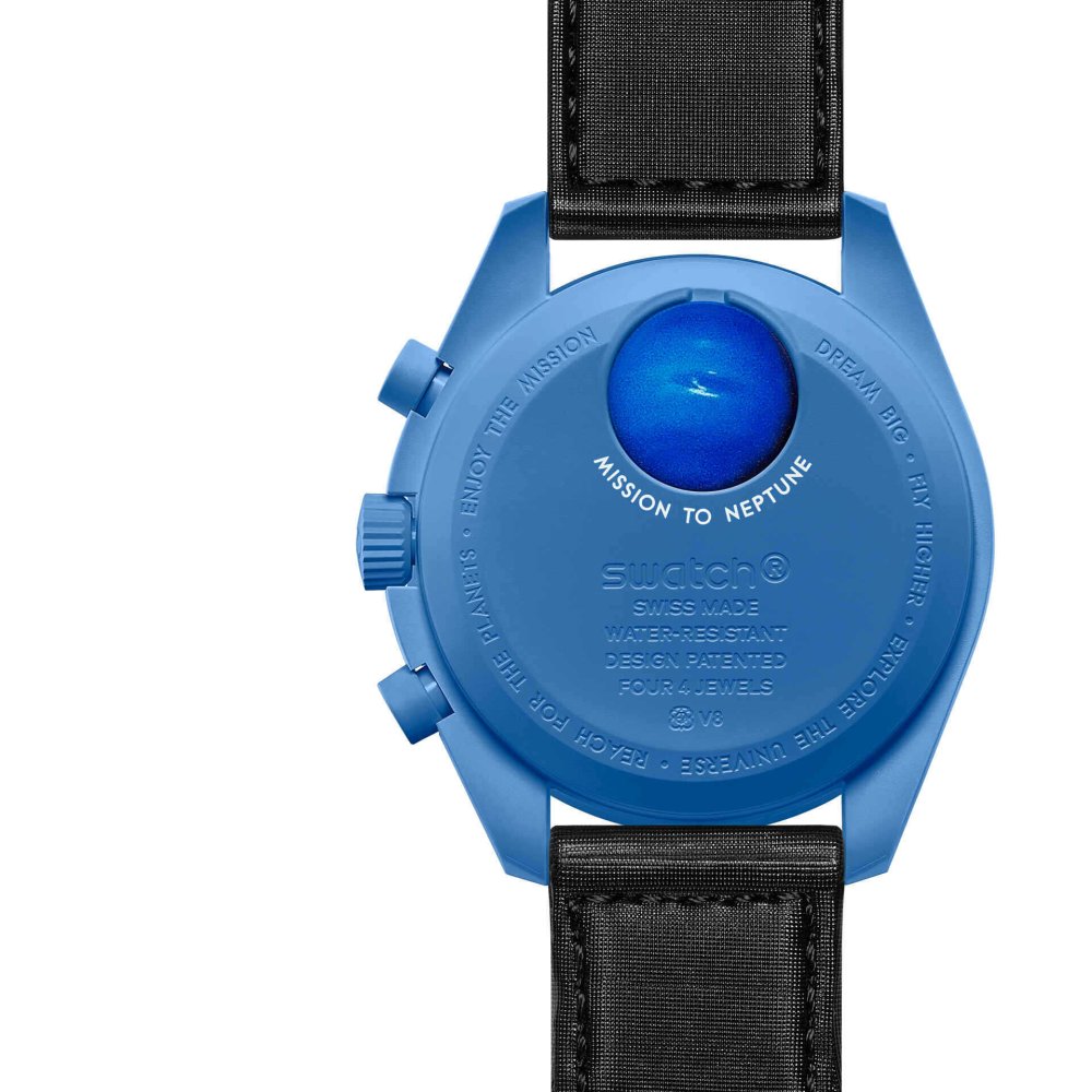 Swatch Bioceramic Moonswatch Mission to the Neptune Kol Saati SO33N100  