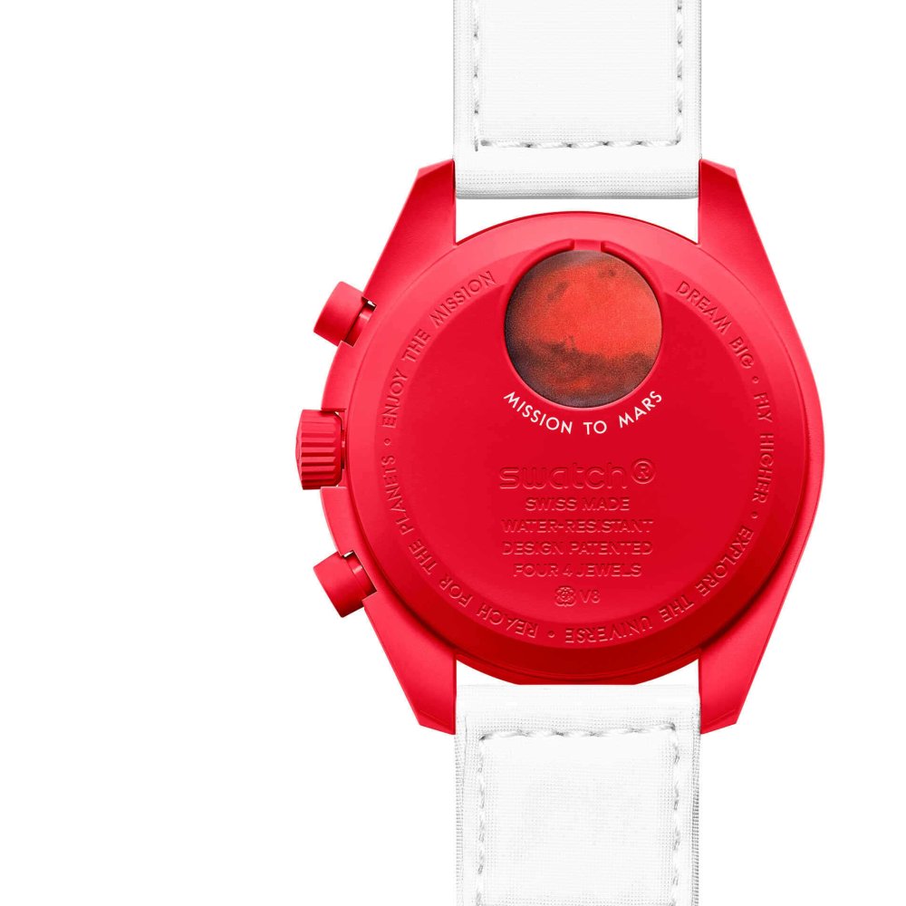 Swatch Bioceramic Moonswatch Mission to the Mars Kol Saati SO33R100 