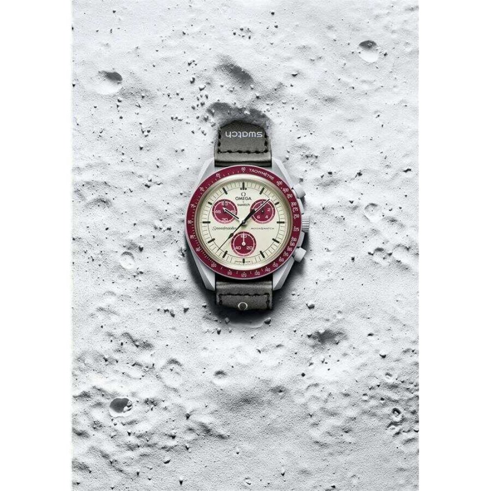Swatch Bioceramic Moonswatch Mission to Pluto Kol Saati  SO33M101