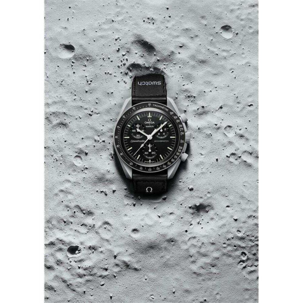 Swatch Bioceramic Moonswatch Mission to the Moon Kol Saati 9033M100