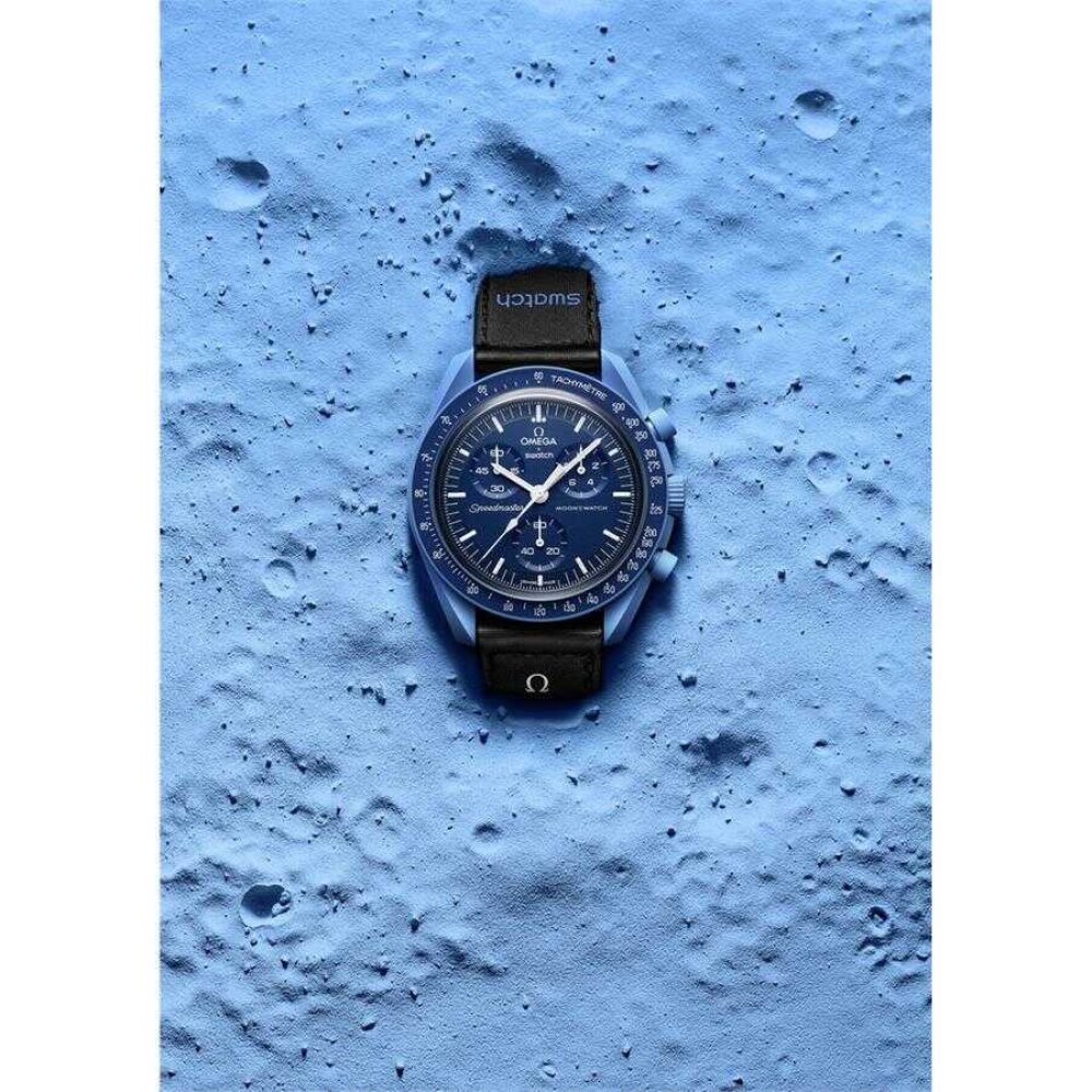 Swatch Bioceramic Moonswatch Mission to the Neptune Kol Saati SO33N100  