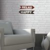 El Yapımı Ahşap Yön Oku Duvar Süsü Relax Happy