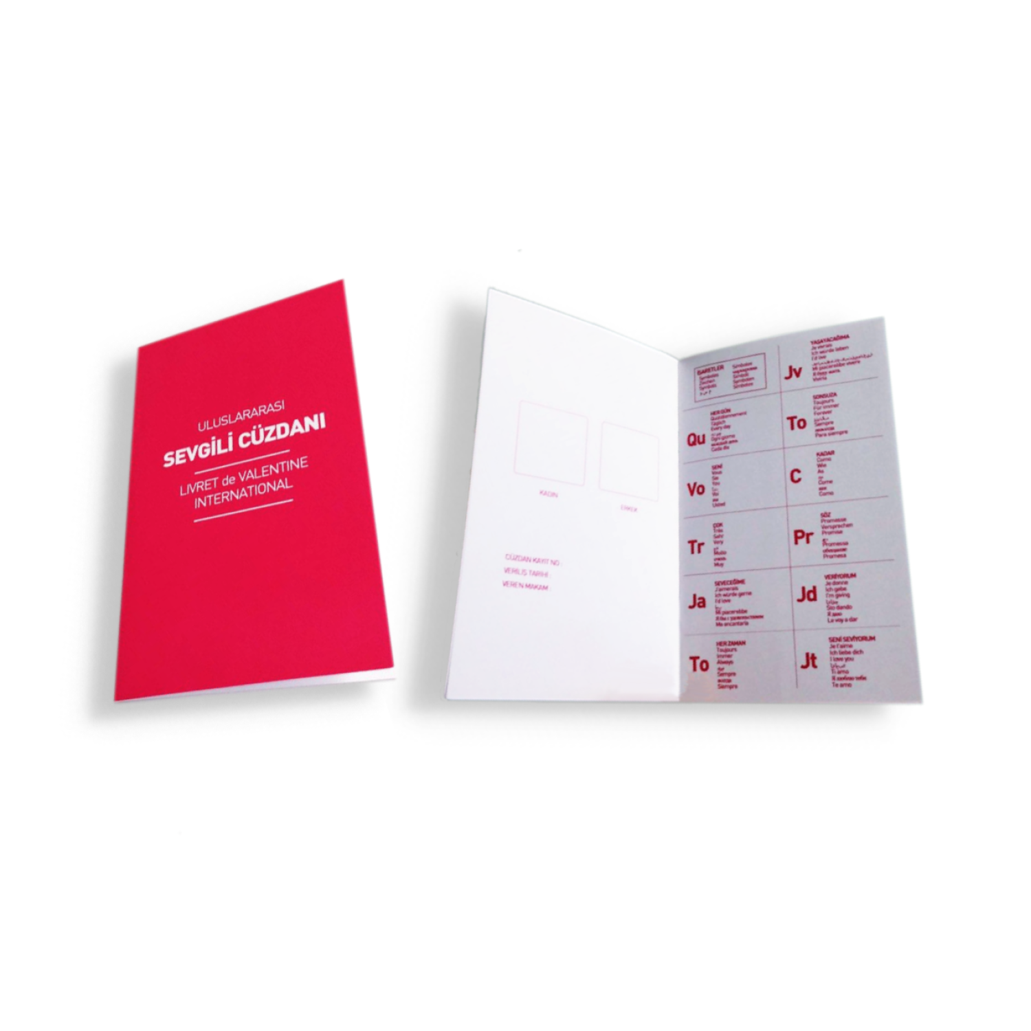 Sevgiliye Özel Hediye Sevgili Cüzdanı