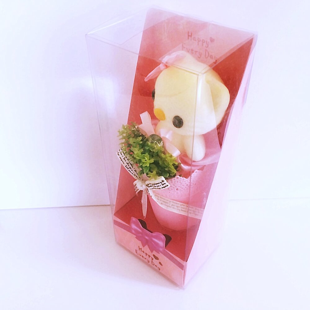 Saksıda Süslü Sevimli Peluş Kedi