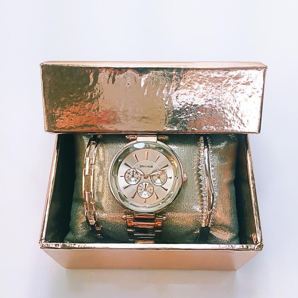 Spectrum Gold Edition Taşlı Bayan Kol Saati