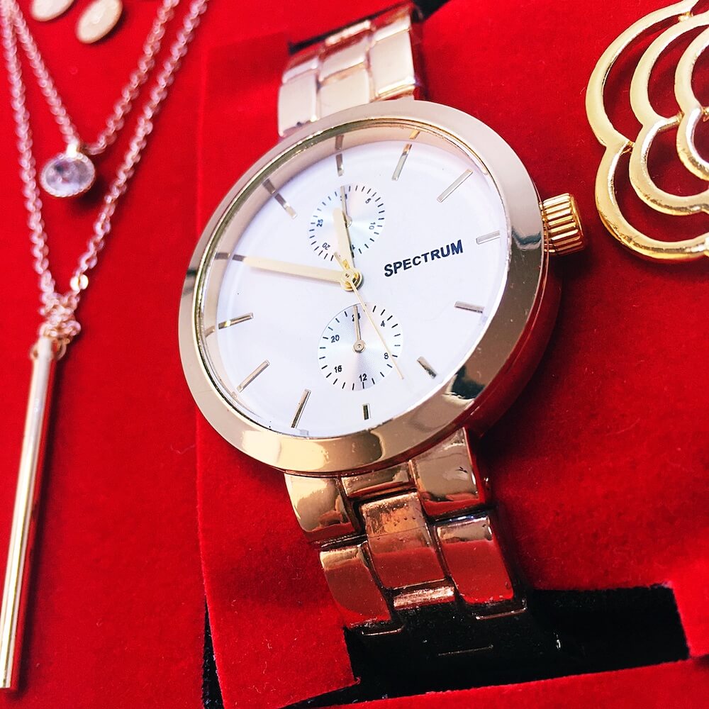 Spectrum SB-2171572 Bayan Kol Saati Kolye Küpe Bileklik Seti