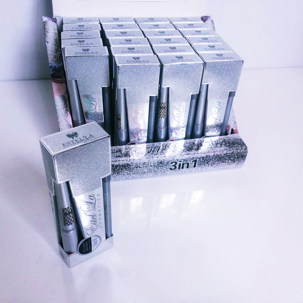 Estella 3'ü Bir Arada Göz Kalemi Maskara Kaş Kalemi