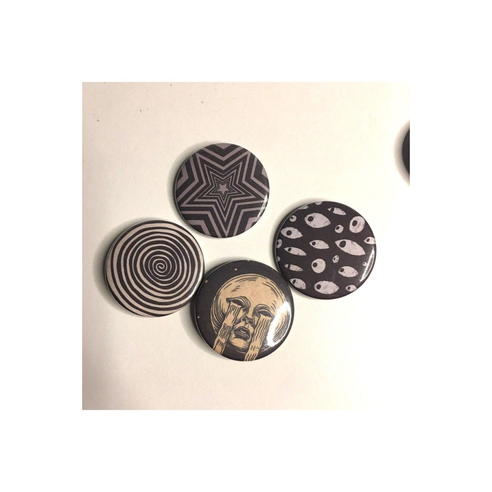 Y2 Gotik estetik rozet seti