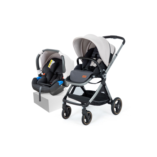 Revo 5 in 1 Çift Yönlü Travel Sistem Bebek Arabası Bej