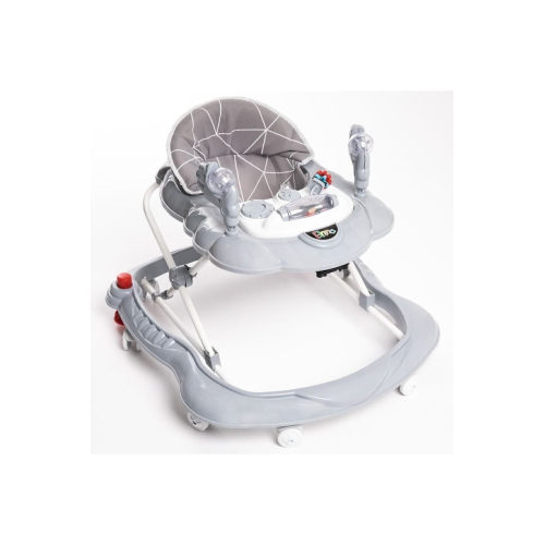 Lüx Oyuncaklı Müzikli Ve Işıklı 3 Kademeli Örümcek Bebek Yürüteci Gri