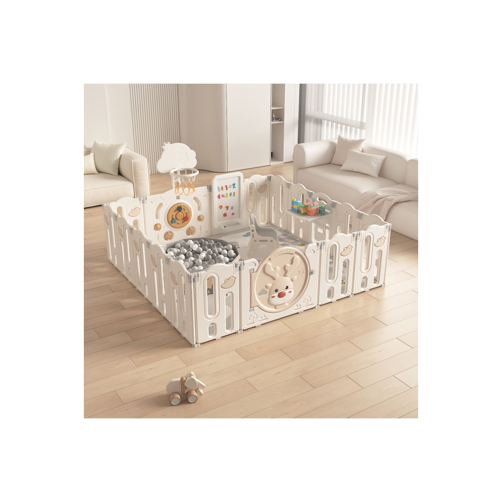 GEYİK TEMALI OYUN ALANI 190x196cm TOP HAVUZU HEDİYELİ