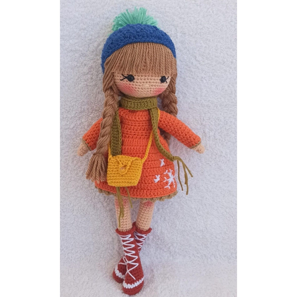 Kış Güzeli Amigurumi Organik Oyuncak Amigurumi Organik Oyuncak