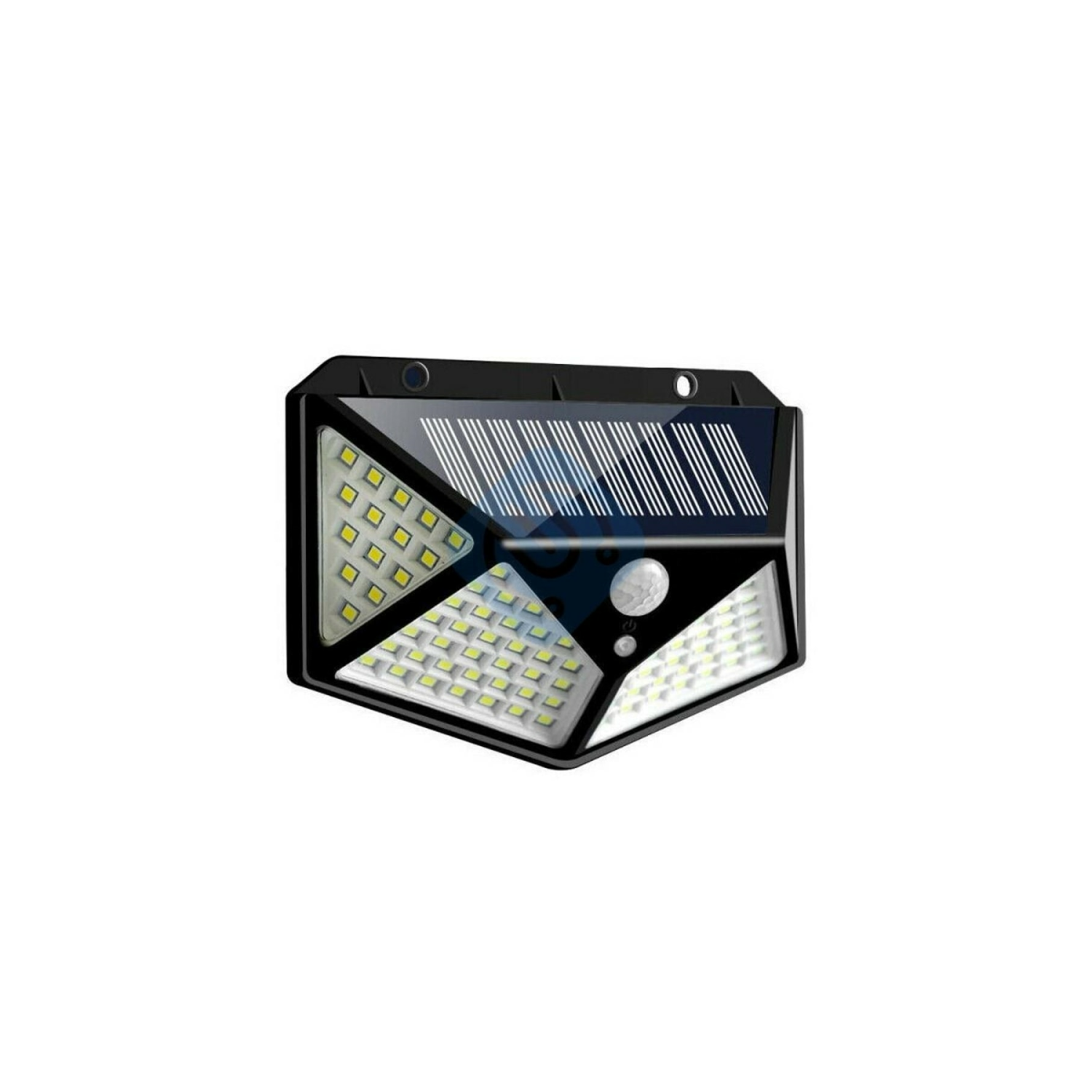 Güneş Enerjili Hareket Sensörlü 4 Taraflı Bahçe Garaj Ev Aydınlatma Lambası