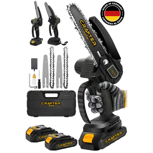 Germany Profesyonel 36v 5ah Çift Akülü Şarjlı Dal Budama Testeresi Dal Budama Makinesi