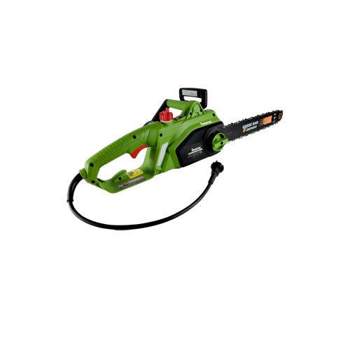 Profesyonel 2400 W Elektrikli Hızar Ağaç Odun Kesme Budama Bıçkı Testeresi Zincirli 40 Cm Pala Green