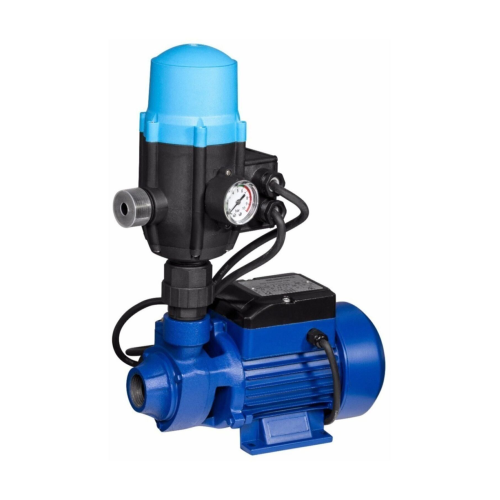 Germany Metal Dişli Paslanmaz Mil 1HP Mini Paket Hidrofor Otomatik Sistem Su Pompası 2 Kat 2 Daire