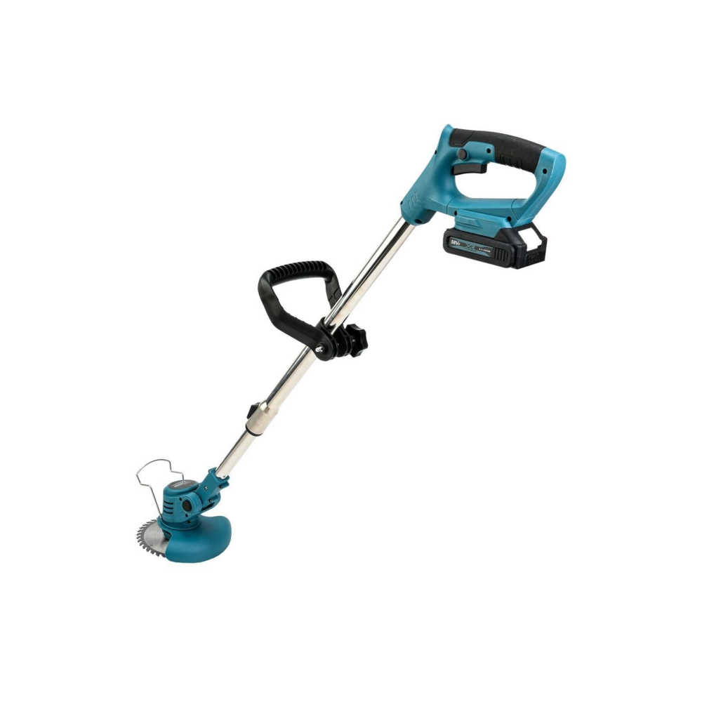 Teleskopik El Tipi Çift Bataryalı 58Vf Ot,Çim,Dal Biçme Kesme Makinesi (Kırmızı) PH225