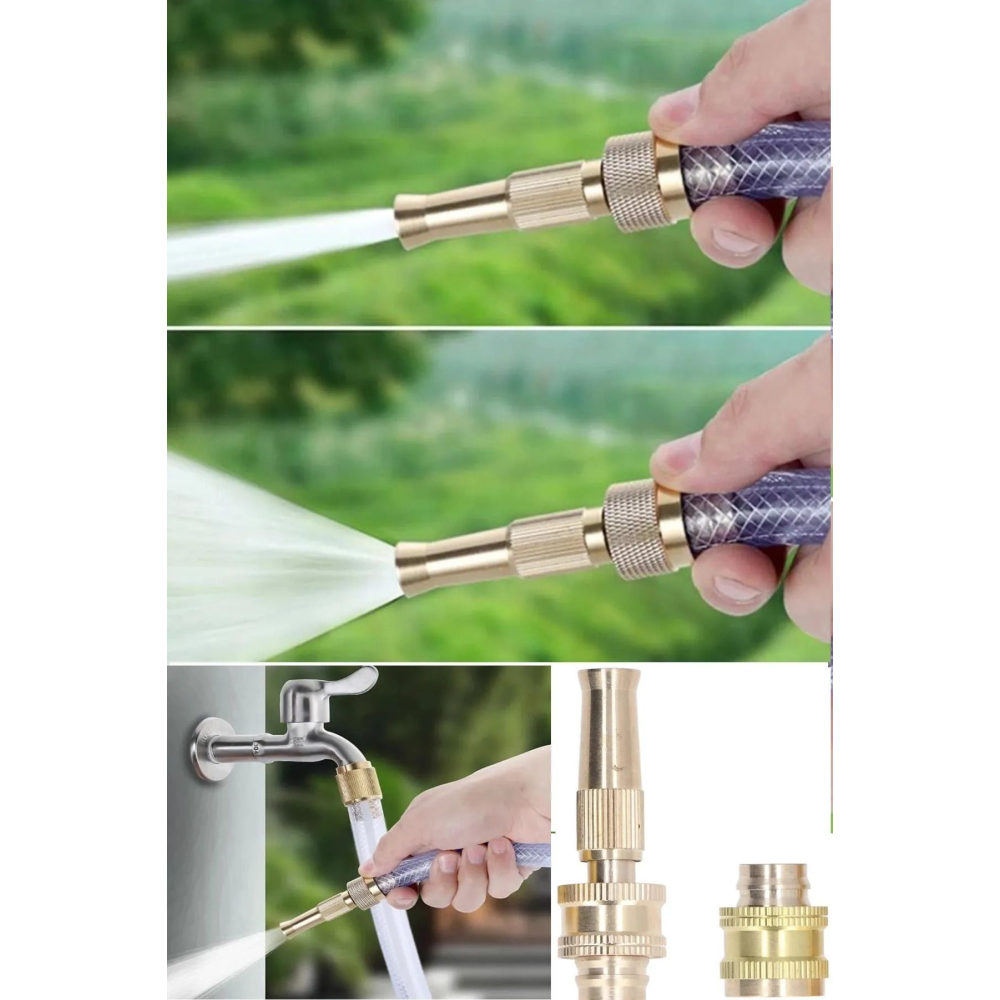 Yüksek Basınçlı Ayarlanabilir Bahçe Sulama Araba Yıkama Tazyikli Su Püskürtme Tabancası