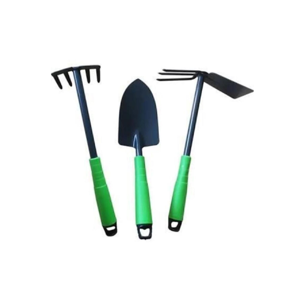 3'lü Hobistan Bahçe Seti Tırmık Çapa Kürek Mini Bahçe Seti