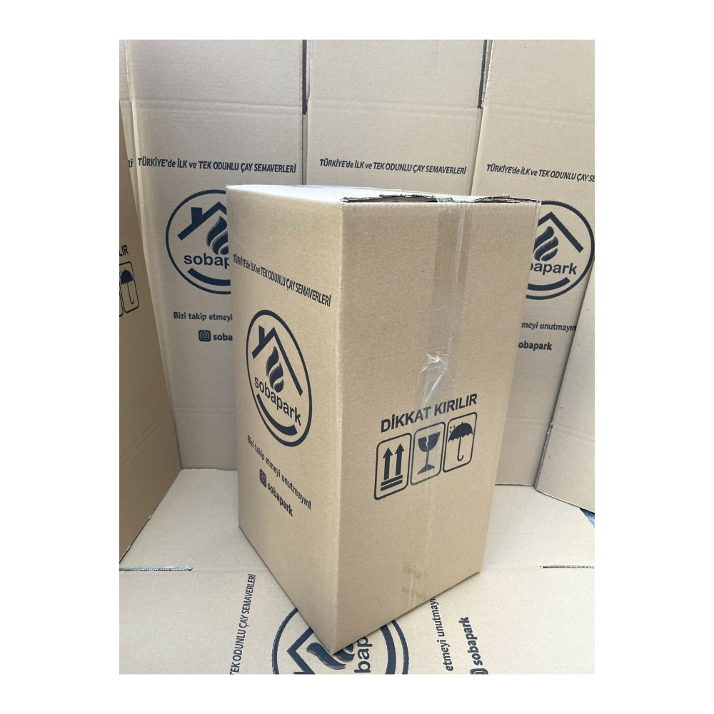 Tek Musluklu Demlik Hediyeli Paslanmaz Odunlu Semaver