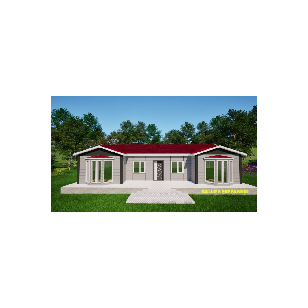 98 M2 PREFABRİK KONUT