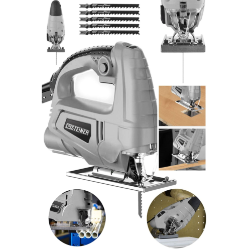 Alman 4000 W Sjs Metal Şanzuman 6 Kademe Devirli Bakır Sargili Dekupaj Testere Makinesi