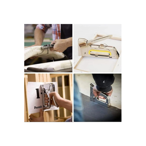 Zımba Tabancası Döşeme Sunta Mobilya Mekanik Çelik Zımbalama Tel Dahil Değildir