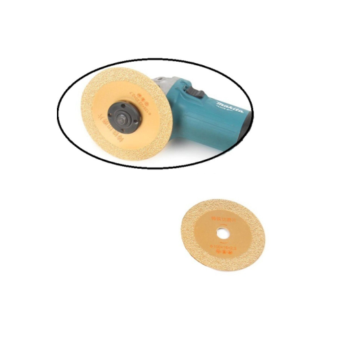 Cam Mermer Seramik Fayans Kesme Elmas Diski Ince Hassas Kesim 100mm Aşındırma Titanyum Elmaslı Disk