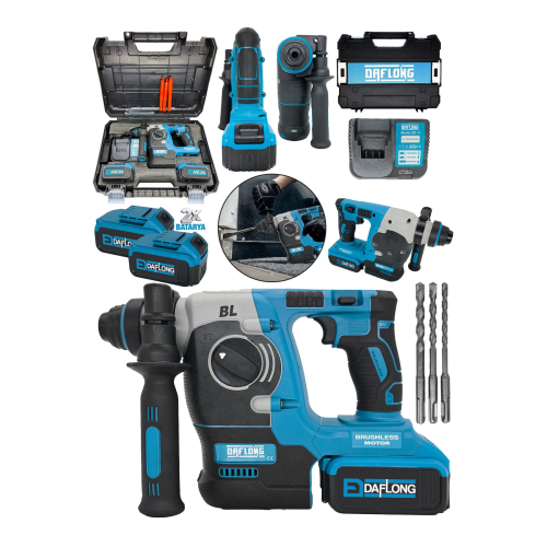 Brushless Şarjlı 2.26 Mm Kırıcı Çift Akülü 2 Fonksiyon Kırıcı Hilti Matk