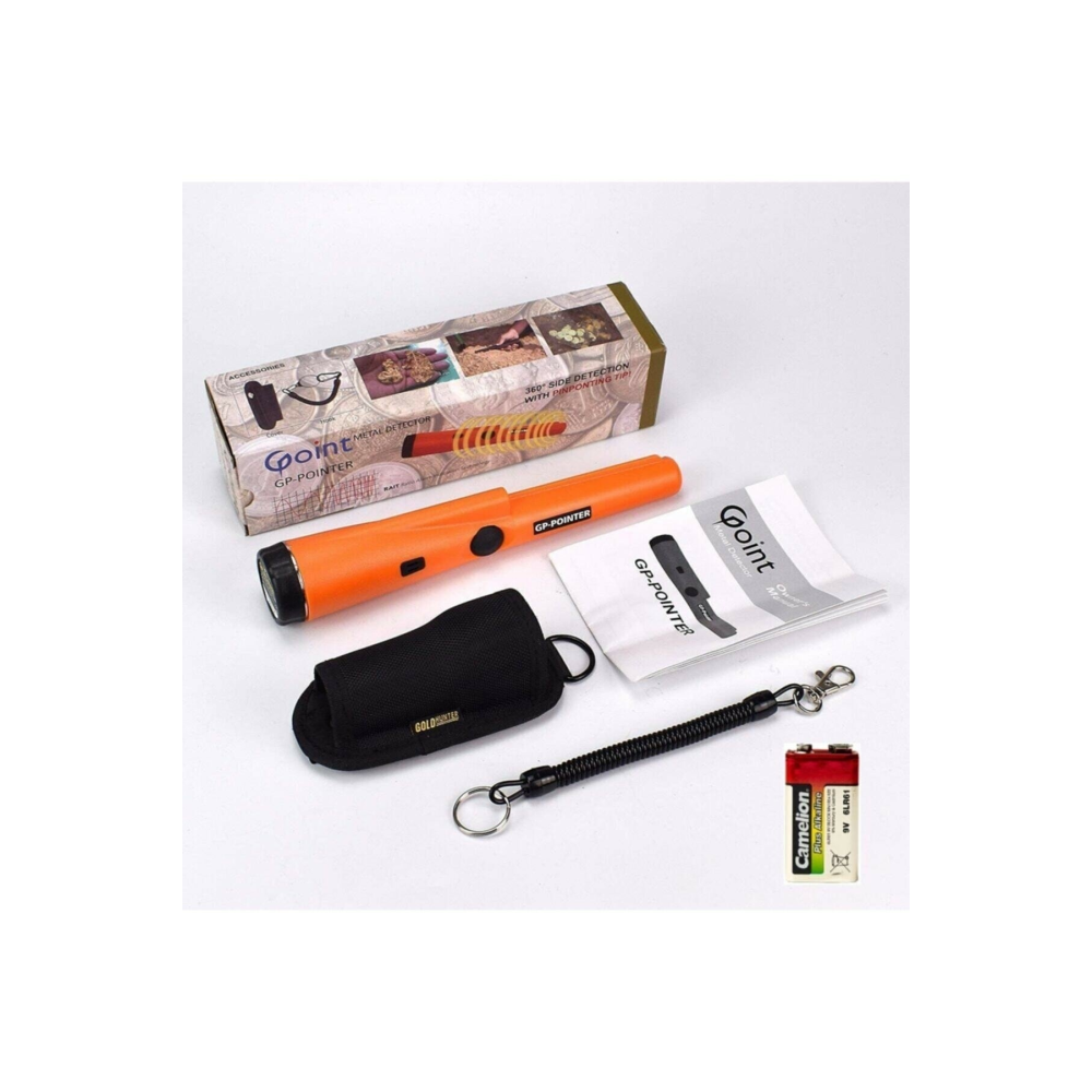 Gp Pointer Pinpointer Altın Metal Dedektörü Hazine Avcısı Taşıma Çantası + Pil Hediye