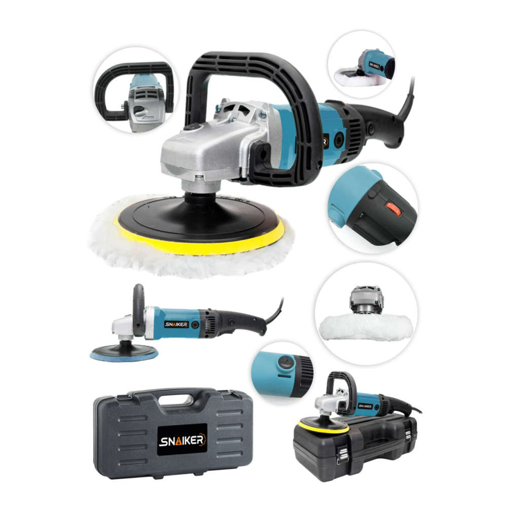 Alman 4200 Watt 6 Kademe Devir Ayarlı Polisaj Makinasi Zımpara Pasta Cila Makinesi