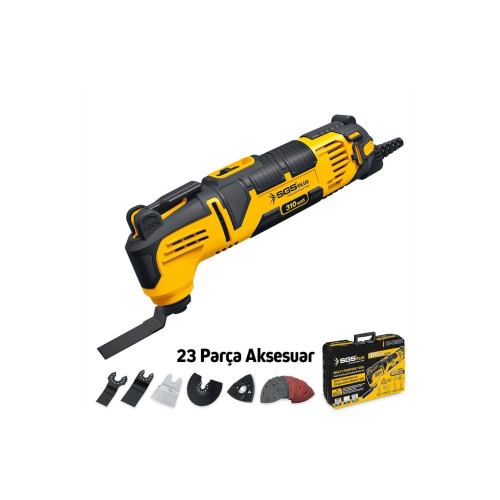 Sgs5255 - 23 Parça Kesici Raspalama Zımparalama Makine Seti 310 Watt - Metal Ahşap Derz Kazıyıcı Kes