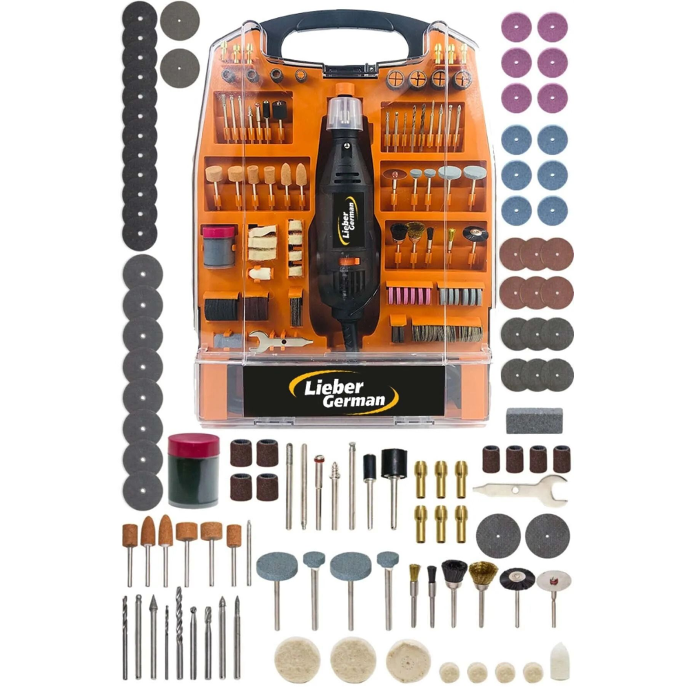 340 Parça 400 Watt Devir Ayarlı Hobi Kalıpçı Taşlama Gravür Makinesi Seti