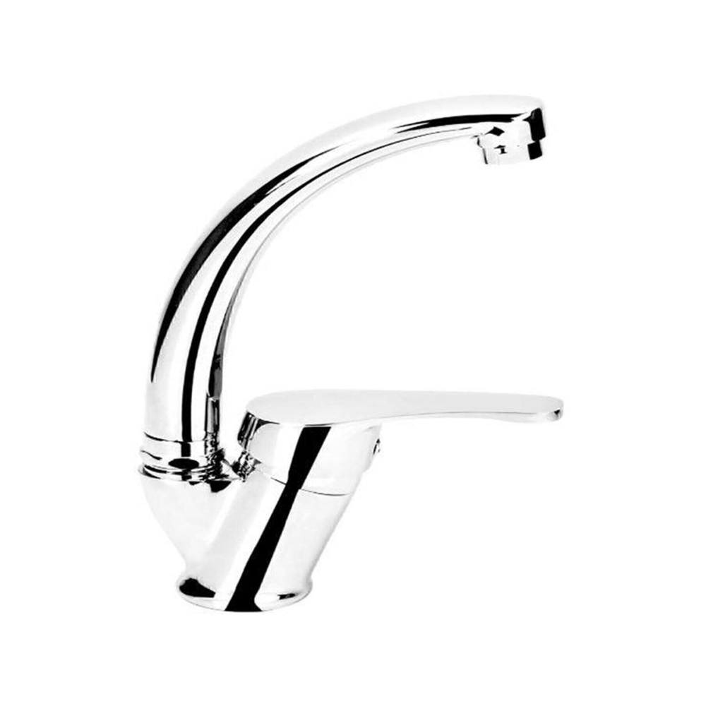 Kısa Borulu Kuğu Banyo Lavobo Musluk-batarya (çift Su Girişli ) 40 Kartuş