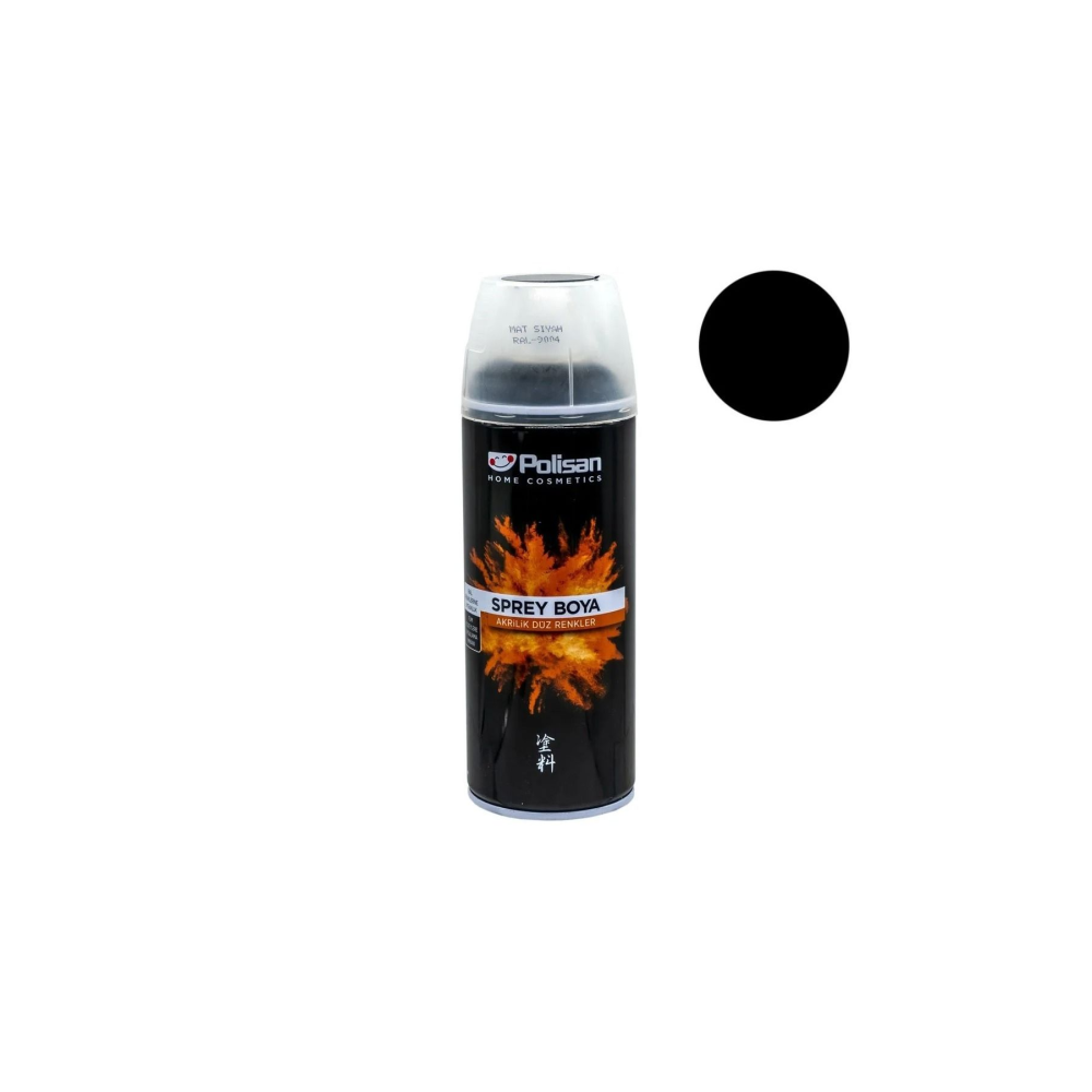 Mat Siyah Sprey Boya 400 ml - Ral 9004