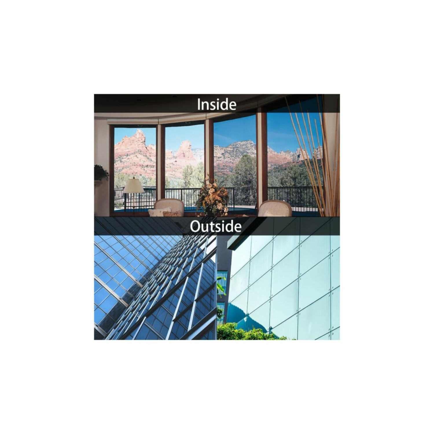 Aynalı Cam Filmi Amerikan Çizilmez 50 CM X 3 METRE