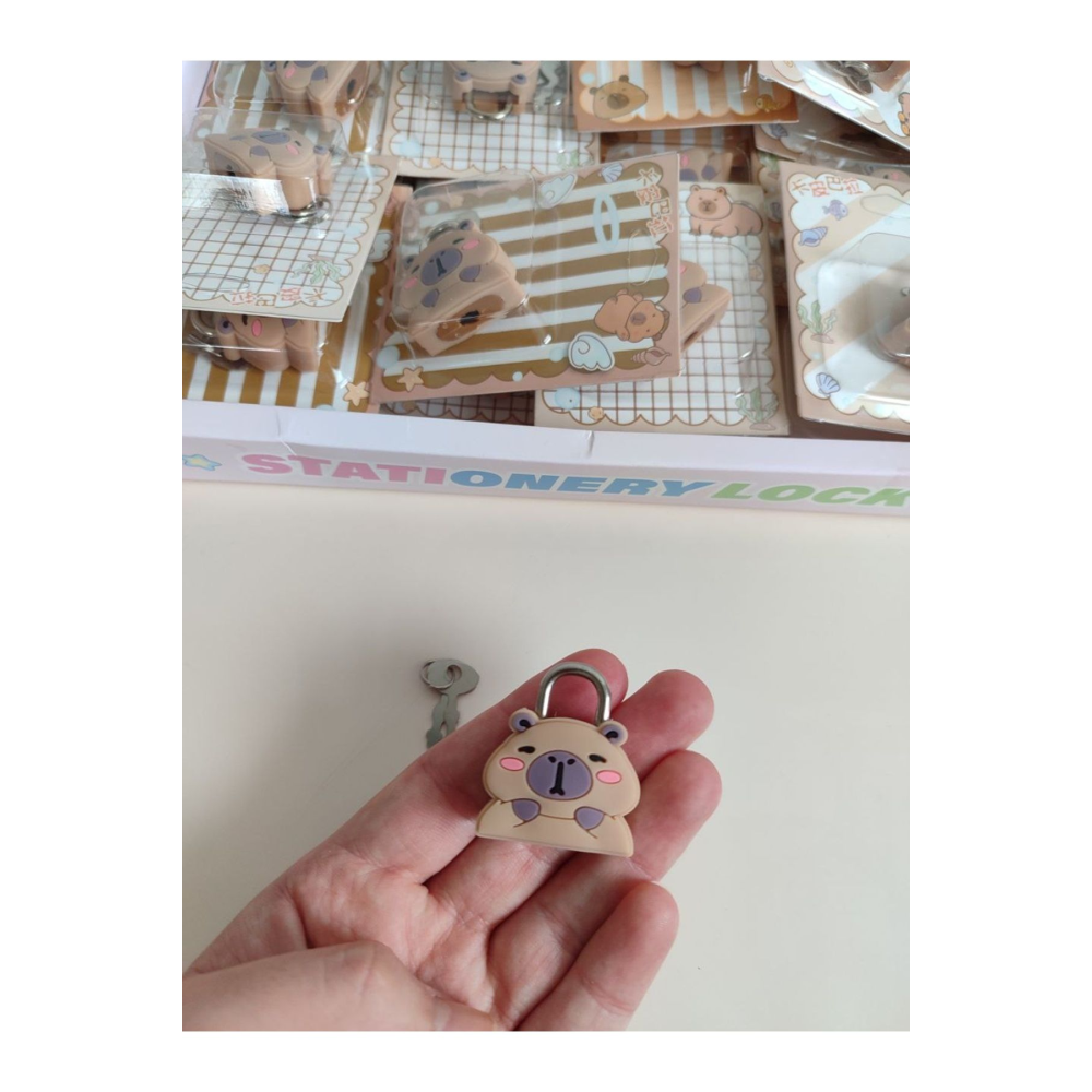 Capybara Kilit Çanta Fermuar Kilit 1 ADET