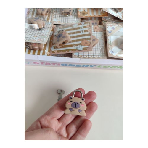 Capybara Kilit Çanta Fermuar Kilit 1 ADET