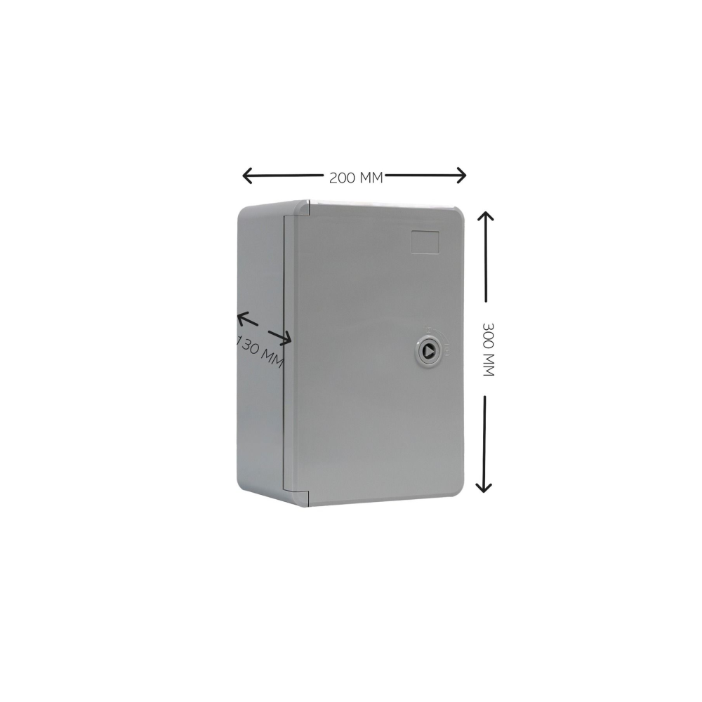 Opak Kapaklı Abs Plastik Elektrik Panosu (20X30X13)