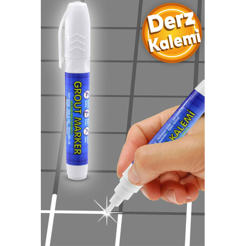 Derz Dolgu Kalemi Fayans Beyaz Hızlı Kuruyan Su Bazlı Kokusuz Kalıcı Yenileme