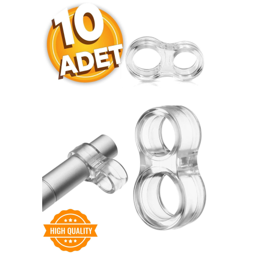 Şeffaf Silikon Plastik Kapı Kolu Tutucu Tutacağı Durdurucu Pencere Tamponu Stoperi (10 ADET)