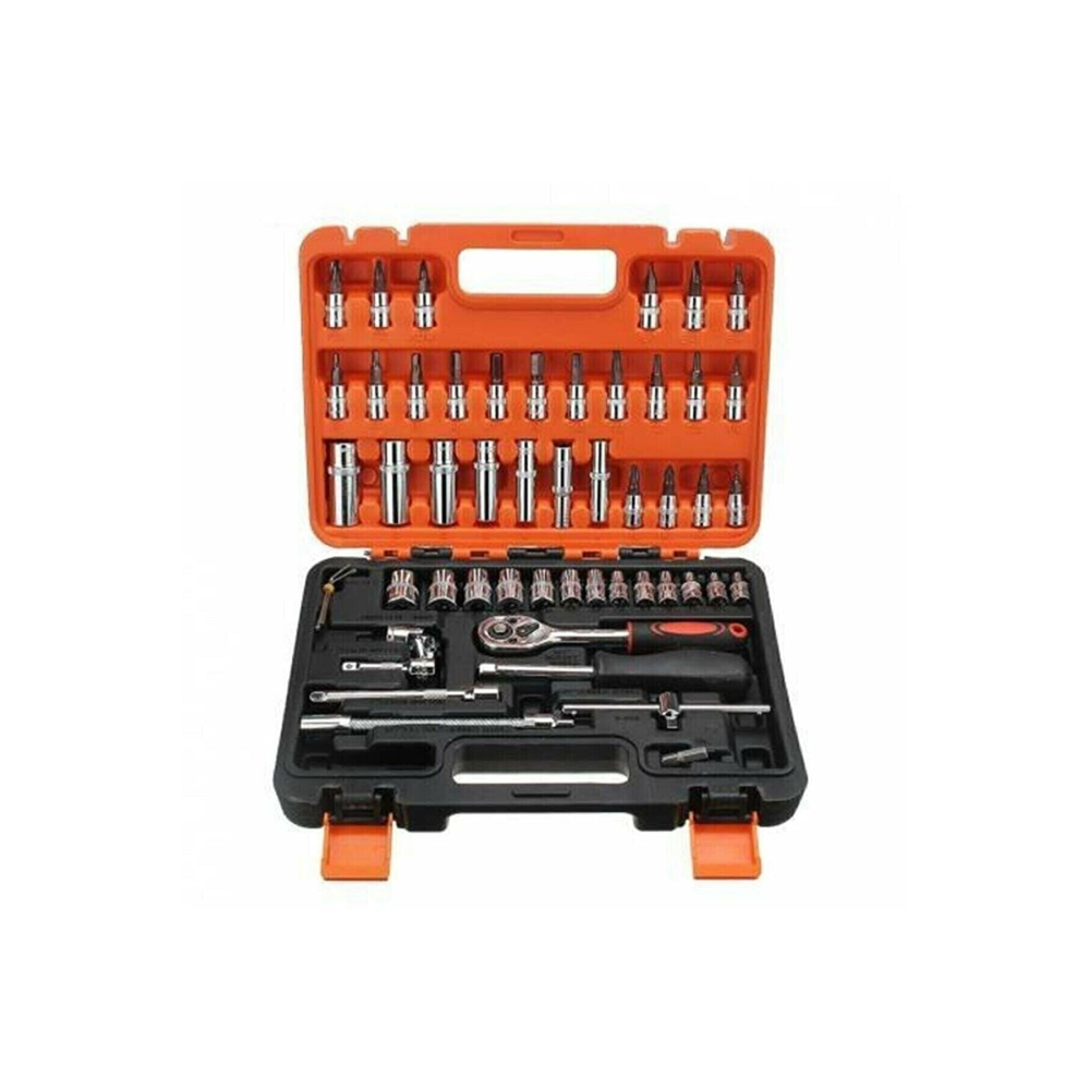 1/4 Cırcırlı 53 Parça Lokma Anahtar Takımı Bits Uç Seti Tam Set