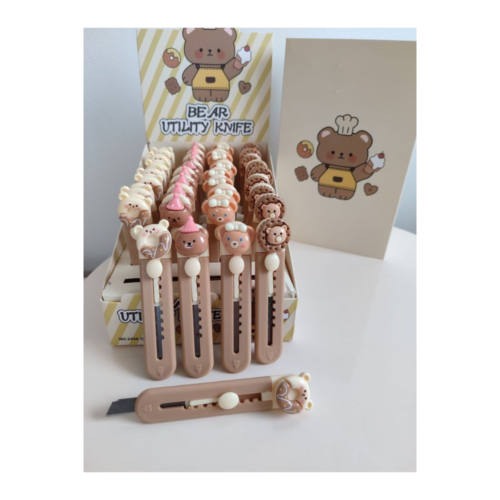 Ayıcık Model Kahverengi Maket Bıçağı Falçata 1 ADET