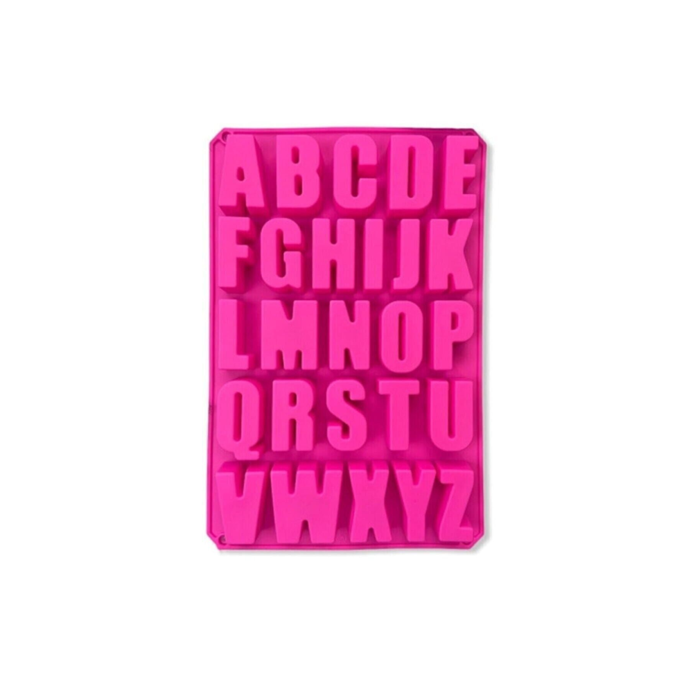 Epoksi Reçine Dev Harf Alfabe Kalıbı Kokulu Taş Sabun Mum Kalıbı