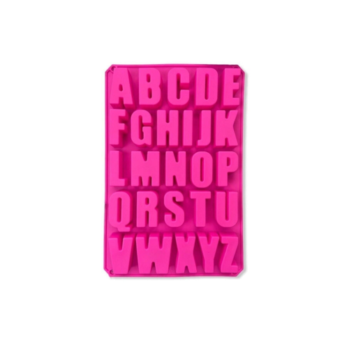 Epoksi Reçine Dev Harf Alfabe Kalıbı Kokulu Taş Sabun Mum Kalıbı